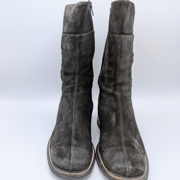 Aquatalia Weatherproof Women's Suede Leather Boots - Picture 2 of 16